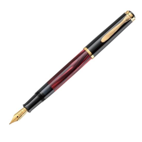 【特別生産】Perikan（ペリカン） クラシック200 万年筆 レッドマーブル M200 F/FP(細字) 【_関東】【送料無料】 [4012700827401]