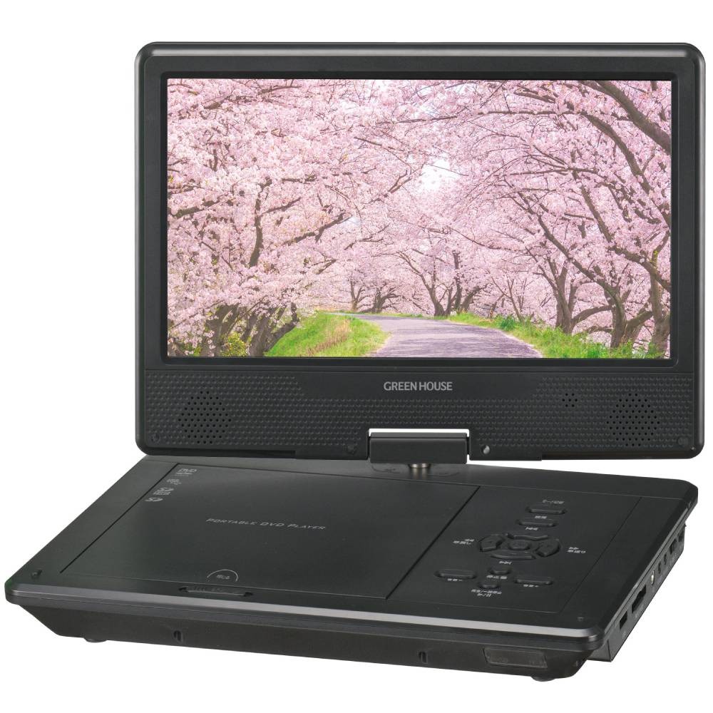 楽天市場】GAUDI 15型ワイド ポータブルDVDプレーヤー GPD15B1BK (F