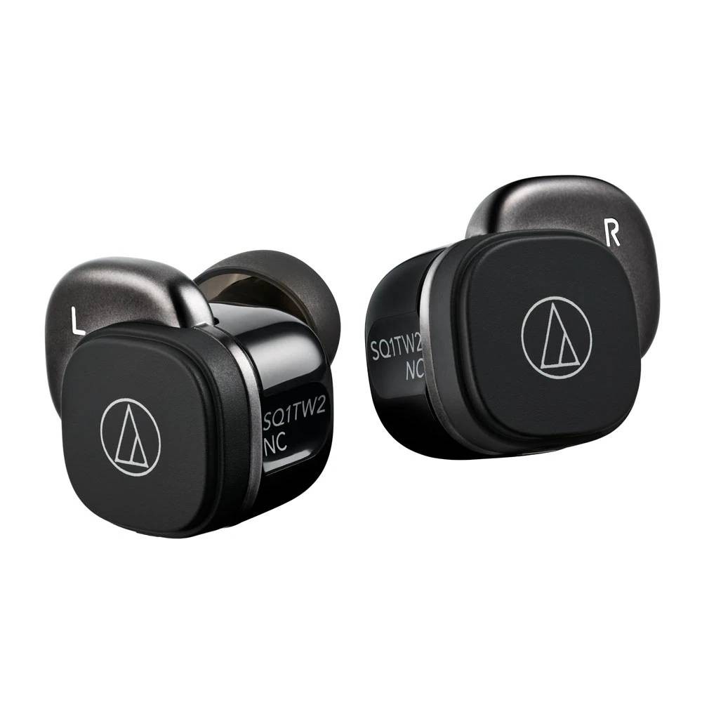 audio-technica（オーディオテクニカ）ATH-SQ1TW2NC BK　ブラックノイズキャンセリング機能搭載　完全ワイヤレスイヤホン[4961310165888]｜on HOME-オンホーム-