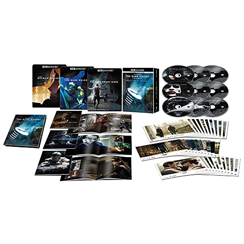 BD / クリスチャン・ベイル / ダークナイト トリロジー コレクターズBOX (4K Ultra HD Blu-ray3枚+Blu-ray6枚) (初回仕様版) / 1000822098｜on HOME-オンホーム-