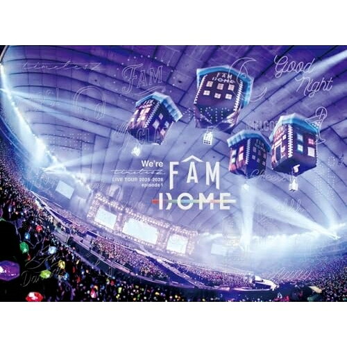BD / timelesz / We're timelesz LIVE TOUR 2025-2026 episode 1 FAM DOME(Blu-ray) (本編ディスク1枚+特典ディスク2枚) (初回限定盤) / OVXT-19006