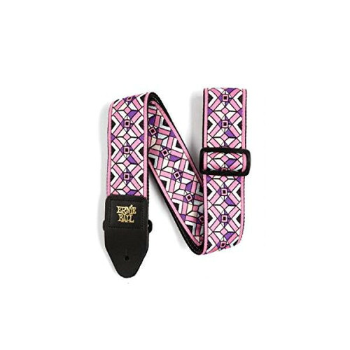 [ERNIE BALL] 4658 ギターストラップ JACQUARD STRAP KALEIDOSCOPE PINK ジャカード・ストラップ カレイドスコープ・ピンク