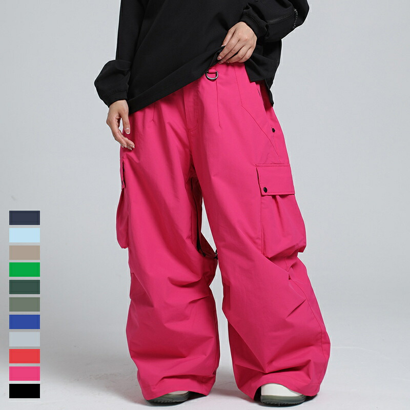 楽天市場】ボトムス ワイドパンツ レディース メンズ ズボ スキー