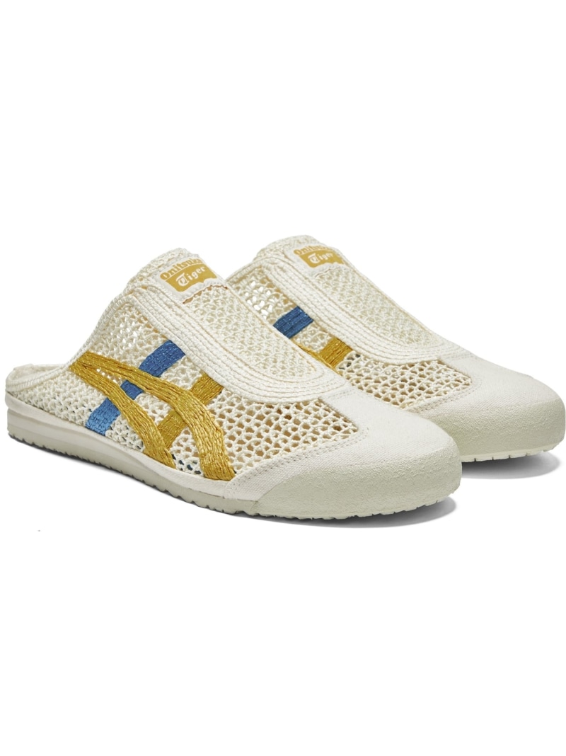 Onitsuka サンダル ベージュ/グリーンMEXICO 66 SABOT Onitsuka Tiger オニツカタイガー ミュール MEXICO 66 SABOT