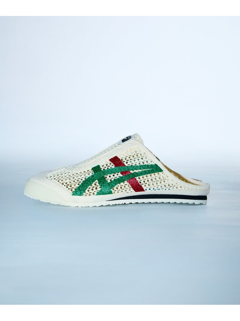 Onitsuka サンダル ベージュ/グリーンMEXICO 66 SABOT Onitsuka Tiger オニツカタイガー ミュール MEXICO 66 SABOT