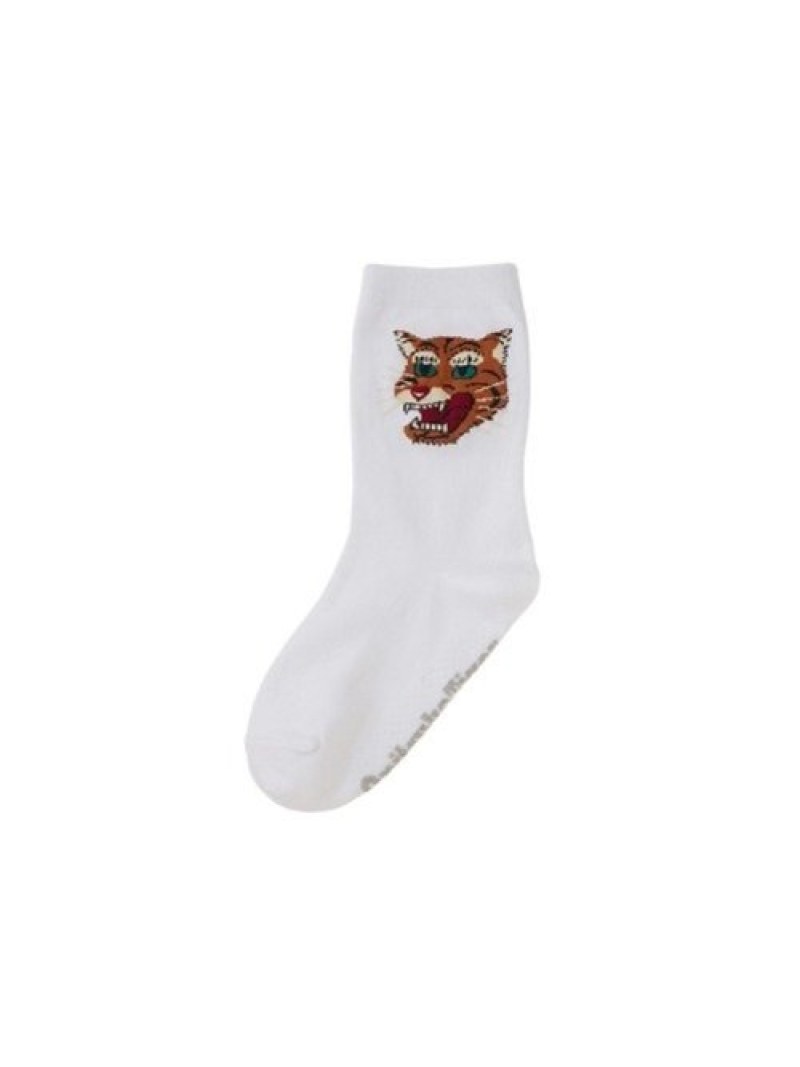 PATOU × Onitsuka Tiger フリル ソックス S ホワイト □onitsuka tiger□×PATOUコラボ MIDDLE SOCKS (onitsuka tiger