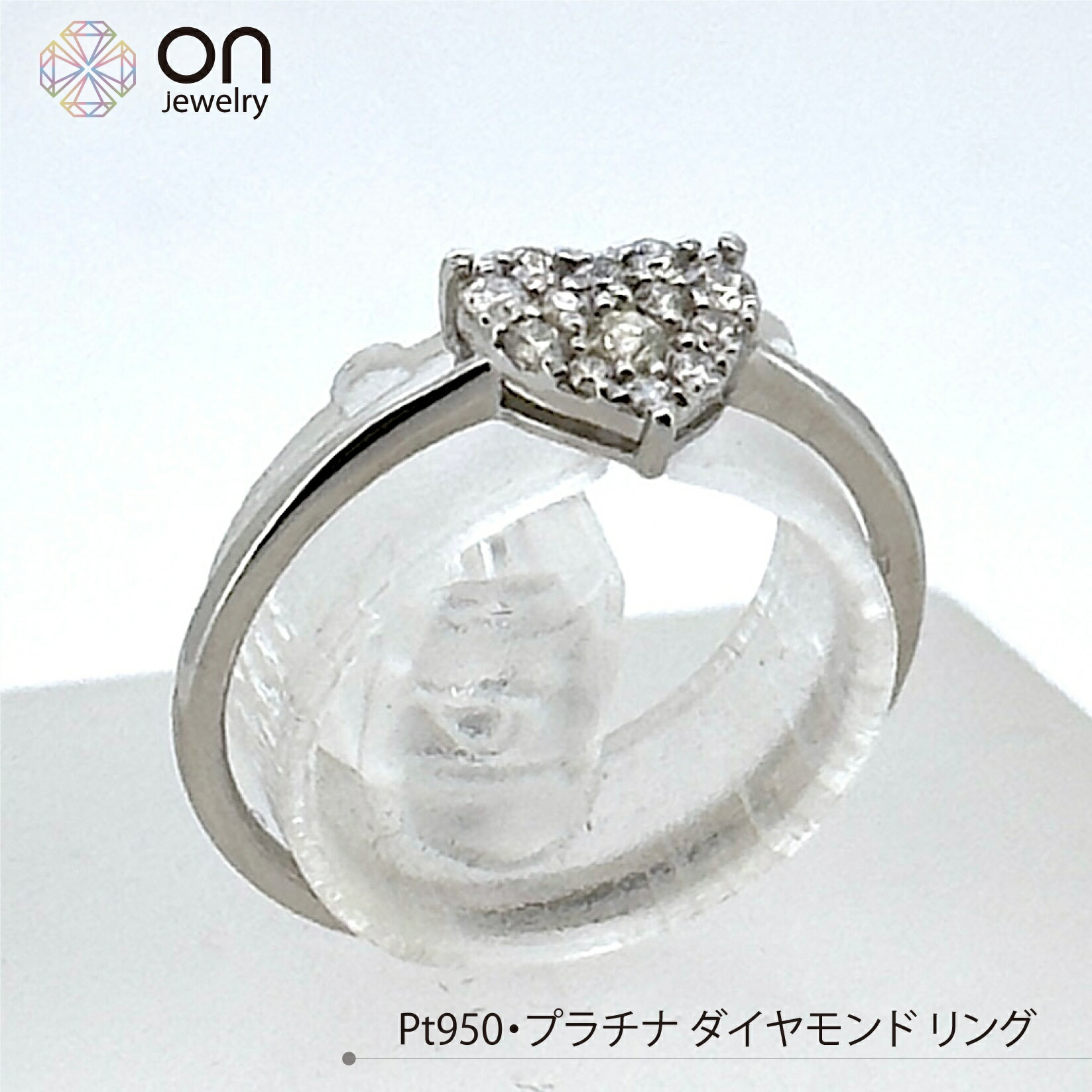 Pt950 プラチナ ダイヤモンド リング 0.20ct 指輪 ホワイト レディース 4月誕生石 サイズ直し&plusmn;4まで無料｜onjewelry