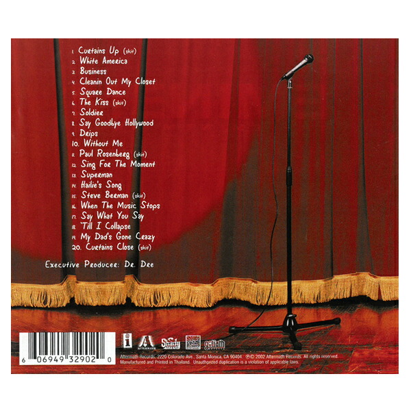 Onko It Releases It In All 20 Pieces Of Cd Eminem The Eminem Show