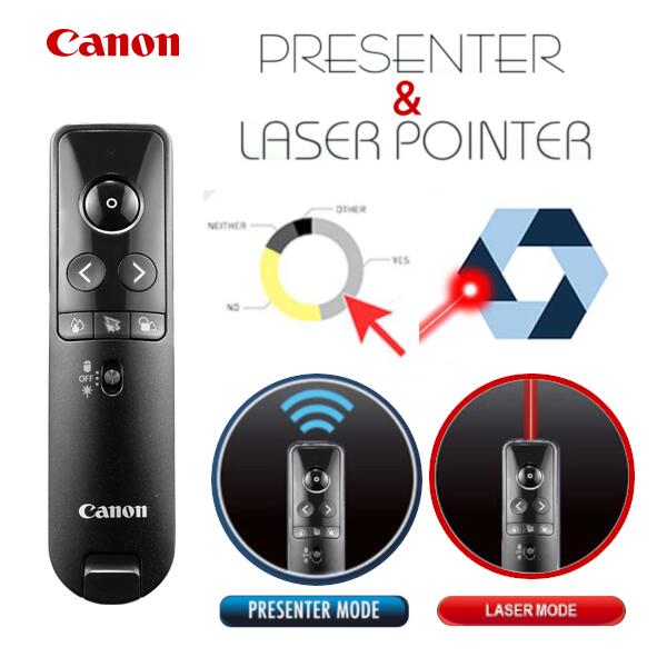 Canon 2wayプレゼンター レーザ字突き PRESENTER PR7-HY PowerPoint Keynote プレビュー PDF 相応う 力強さ尖んがり 提示 話し合い ミーディング 申しひらき 抗菌 防災 キヤノン canon