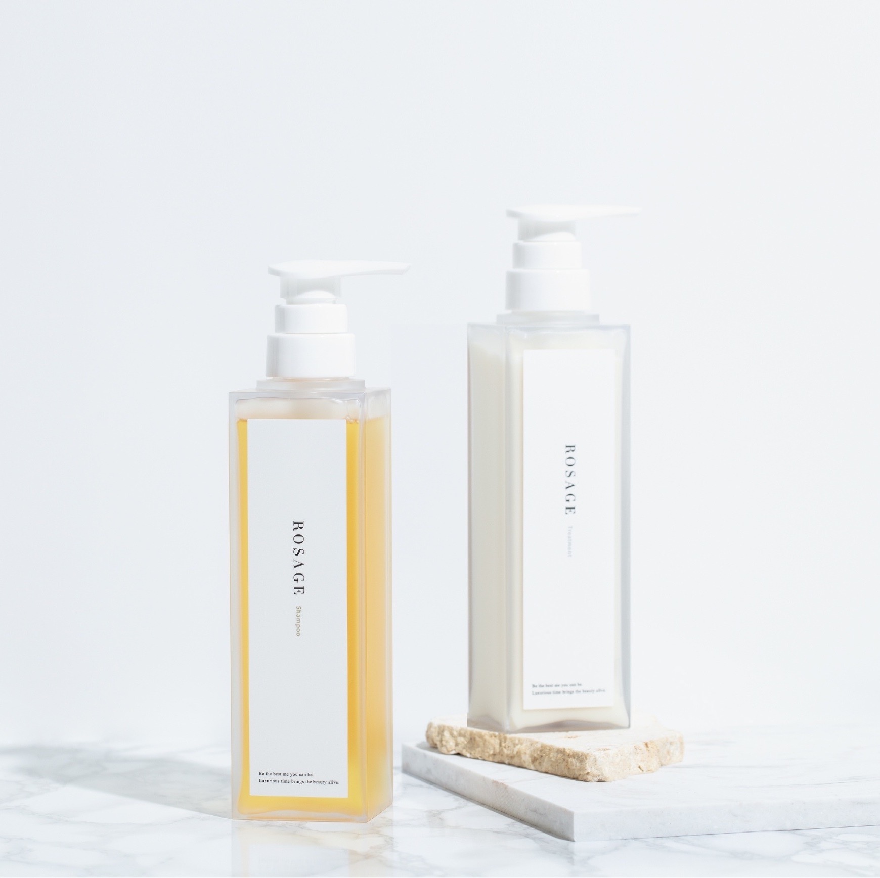 【ROSAGE シャンプー＆トリートメント ボトルセット】shampoo treatment 美容室専売品 サロン専売品 ナイトケア 保湿 ダメージ補修 乾燥 パサつき ツヤ髪 艶髪 ギフト プレゼント