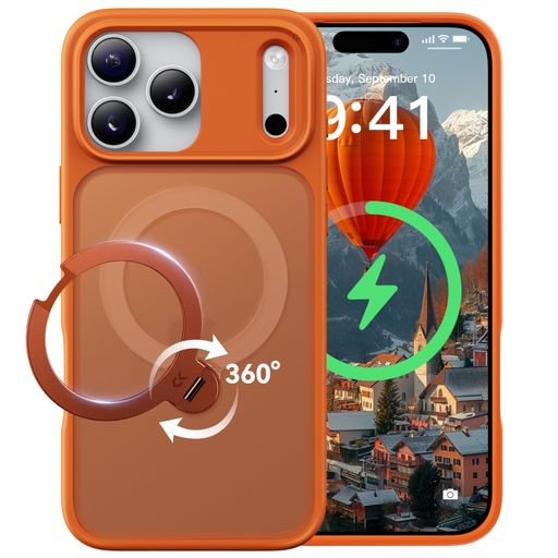 【2026素晴らしい名篇\u0026定点360度回転させる】CASEKOOiPhone17Pro用容れものMagSafe相応う米軍MIL判定基準360°全道のり耐衝撃【横縦合い性・角度不穏当合わせる】最大限度25W手っとり早い申し受ける相応う指紋押しとどめる/つや消し仕上/黄変押しとどめる/半澄み切った