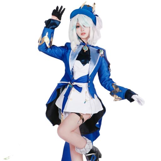 [BASETAKE] 原神 フリーナ コスプレ 衣装 楓丹 水の神 フォルカロス げんしん コスチューム 仮装 帽子 小物付き Genshin Impact Furina cosplay ハロウィン クリスマス 制服 大人 お正月 祭り 学園祭 文&hellip;｜オンラインベストプライスストア