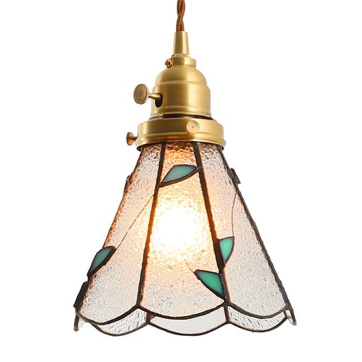 シャンデリヤともし火今めかしいステンドグラス風硝子日よけ金管楽器製上半身LED相応う(E26)吊りひも長さ合わせる能力のある吊り下げ照明装置手道具上昇限度直信用販売式【入り口・入口/書室/昼ご飯/喫茶店相応う】?澄み切った硝子…