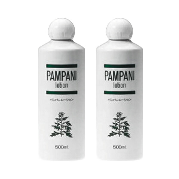 パンパニローション 500mL ２個セット サティスアルフ よもぎ ボディローション