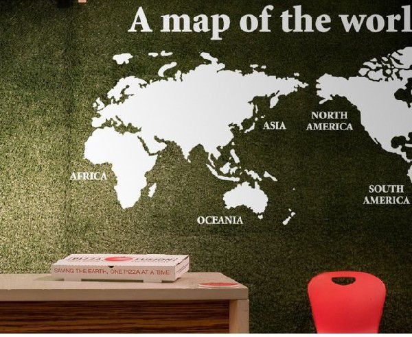 楽天市場 特大サイズ130 250cm 送料無料 Map 世界地図 ワールドマップ ウォールステッカー 店舗 リビング リフォーム 会社 オフィス 事務所 壁紙 Online Order