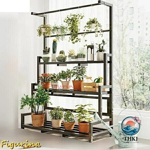 通気性屋外室内ガーデンラック 観葉植物植木鉢花置き収納棚|オンラインストア サリー