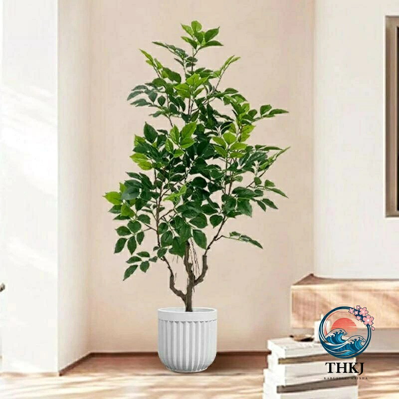 人工観葉植物 大型 本物そっくり インテリアグリーン リアル 観葉植物 ベランダ ガジュマル 人工植物装飾 枯れないグリーン フェイクグリーン 害虫駆除不要 観葉樹 インテリアウェディング飾り｜オンラインストア　サリー