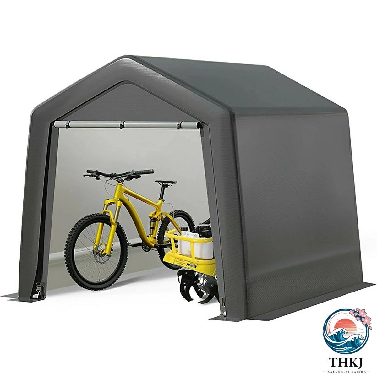 物置 DIY テント 雨よけ 自転車置き場 収納 バイクガレージ サイクルハウス 保管 ガレージ 高耐久鋼フレーム 屋外収納物置 物置き サイクルポート 自転車 アウトドア サイクルハウス 2 台用 UV カット 園芸用品 ガーデニング 防水 サイクルガレージ｜オンラインストア　サリー