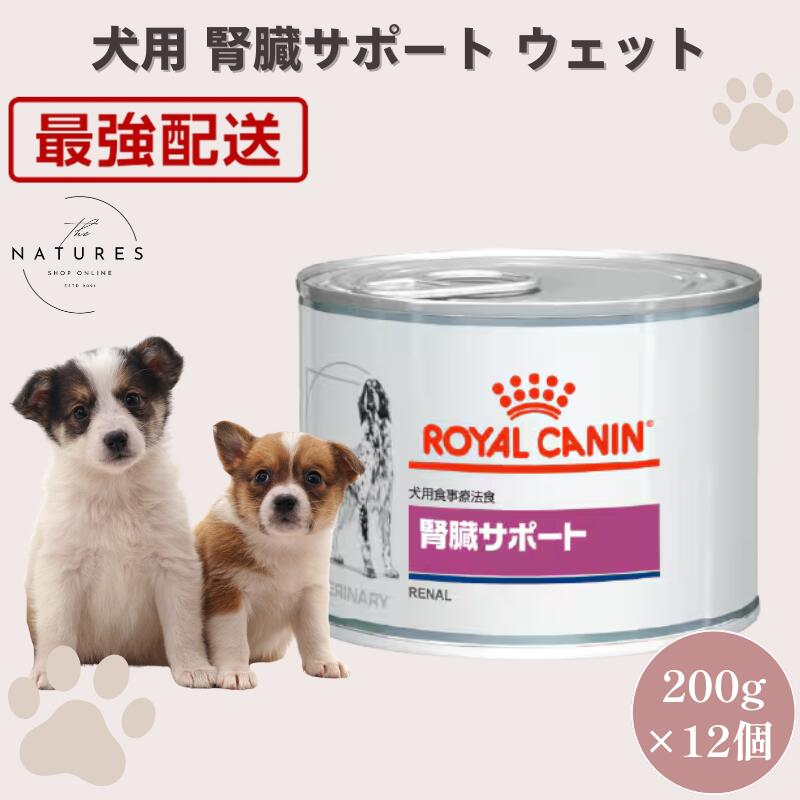 【病院認証不要 在庫限り】 ロイヤルカナン 犬 腎臓サポート ウェット 200g×12個