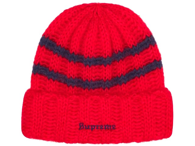 楽天市場】未使用 Supreme シュプリーム ニット帽 ビックロゴ