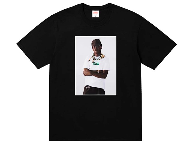 SUPREME シュプリーム プルオーバー トップス 24AW 新品 黒 Tyler The Creator Tee タイラー ザ 創造者 プルオーバー BLACK 写真絵 刷り上げる 24FW