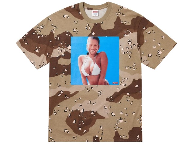 SUPREME シュプリーム Tシャツ トップス 25SS 新品 迷彩 Supreme Aphex Twin Windowlicker Tee エイフェックス ツイン ウィンドウリッカー TシャツCHOCOLATE CHIP CAMO フォトT ビキニ チョコレート チップ カモ｜ONLY ONE STYLE