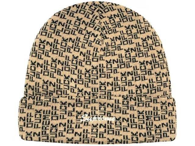 楽天市場】SUPREME シュプリーム ニット帽 23AW 黒 Sherpa Logo Beanie