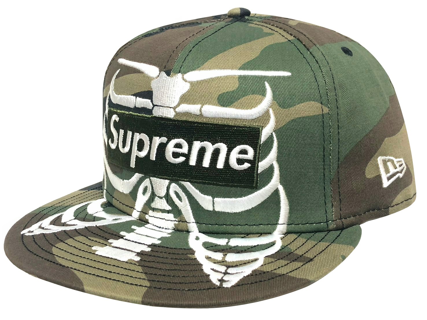 シュプリーム マルチ エス ロゴ ニューエラ カモ Multi S Logo New Era® | Supreme 25ss