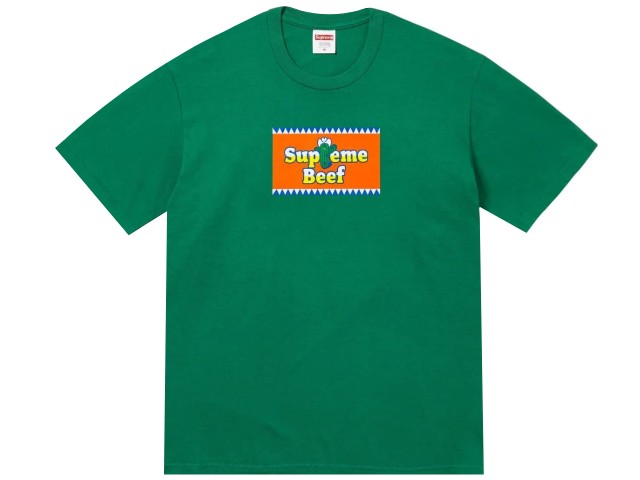 SUPREME シュプリーム Tシャツ トップス 25SS 新品 緑 Beef Tee LIGHT PINE ビーフ Tシャツ ライトパイン サボテン キャラクター｜ONLY ONE STYLE