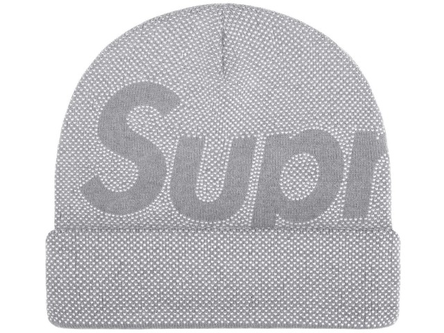 楽天市場】SUPREME シュプリーム ニット帽 24AW 新品 灰 Crest Beanie