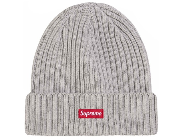 SUPREME シュプリーム ニット帽 26SS 新品 灰 Overdyed Beanie オーバーダイド ビーニー スモールボックスロゴ ビーニー コットン グレー 折り返し HEATHER GREY｜ONLY ONE STYLE
