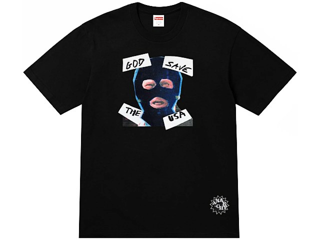 SUPREME シュプリーム Tシャツ トップス 26SS 新品 黒 Supreme God Save Us Tee BLACK シュプリーム ゴッド セイブ アス Tシャツ ブラック グラフィック｜ONLY ONE STYLE