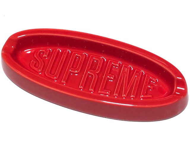 SUPREME シュプリーム 26SS 新品 赤 Supreme Oval Tray RED シュプリーム オーバル トレイ レッド セラミック スモール 灰皿 小物入れ ロゴ インテリア｜ONLY ONE STYLE