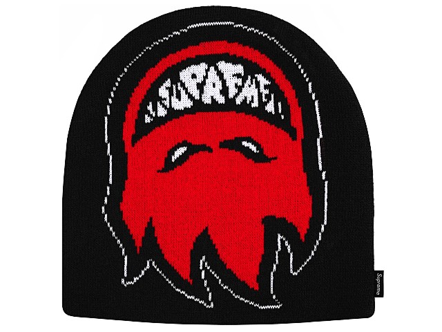 SUPREME シュプリーム スピットファイア コラボ ニット帽 26SS 黒 Spitfire Beanie BLACK スピットファイア ビーニー ブラック シングル ビッグヘッド シングル｜ONLY ONE STYLE