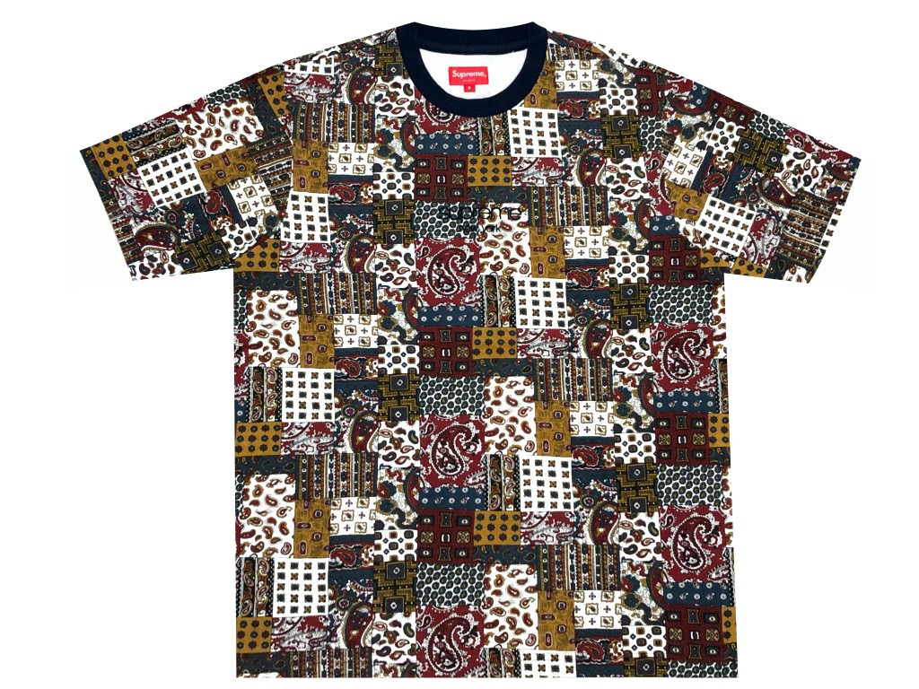 売り出し一掃 【楽天市場】SUPREME シュプリーム 19SS 新品 ダーク 【30%OFF】 supreme パッチワークTシャツ M Tシャツ/カットソー(半袖/袖なし)