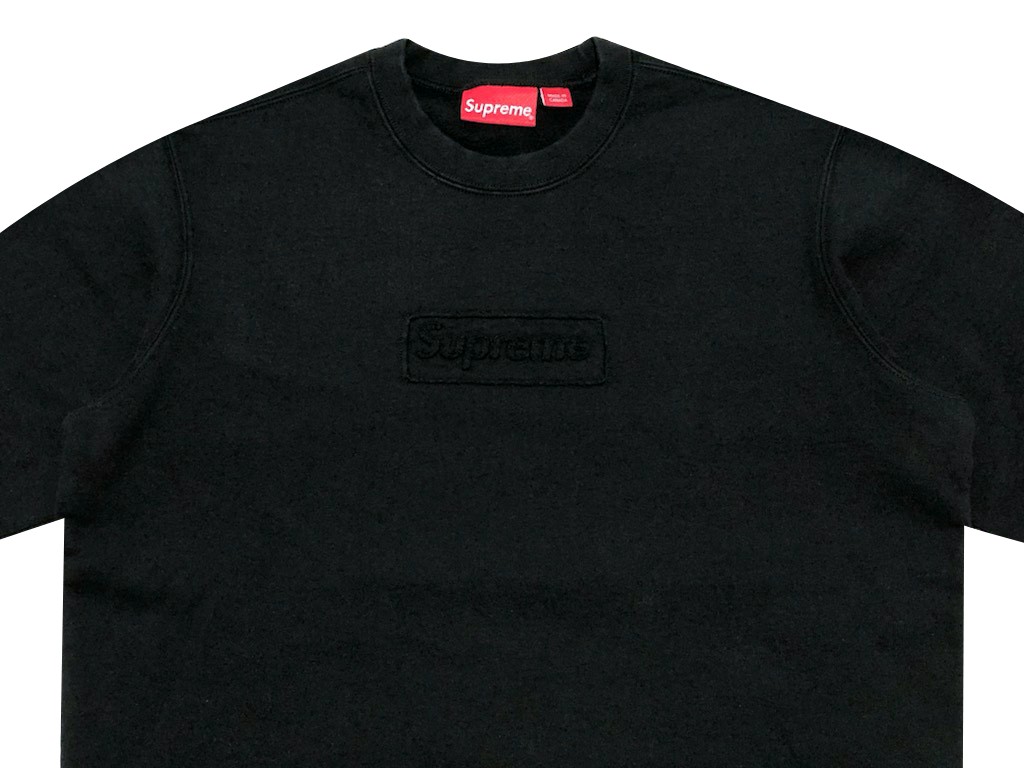 税込 カットアウト Crewneck Logo Cutout 黒 新品 ss シュプリーム Supreme ロゴ トレーナー ブラック Black スウェット クルーネック 8qvsveyhrmkq Bronze Qa