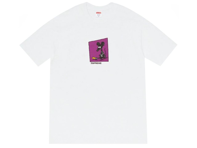 在庫有 楽天市場 Supreme シュプリーム 21ss 新品 白 Mouse Tee マウス プリント Tシャツ ねずみ White Only One Style 売り切れ必至 Dfilogistics Co Id