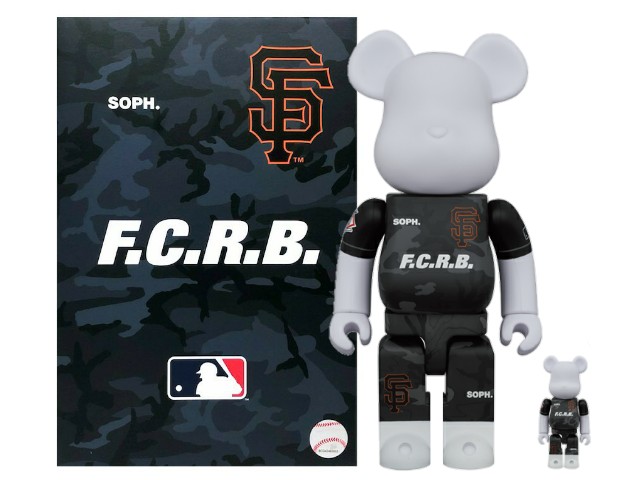 BE@RBRICK F.C.R.B. MLB 100% & 400% SAN FRANCISCO GIANTS エフシーレアルブリストル  MEDICOM TOY ベアブリック コラボ 21AW 新品 サンフランシスコ ジャイアンツ 100%&400% 2体セット メジャーリーグ |  ONLY ONE ...