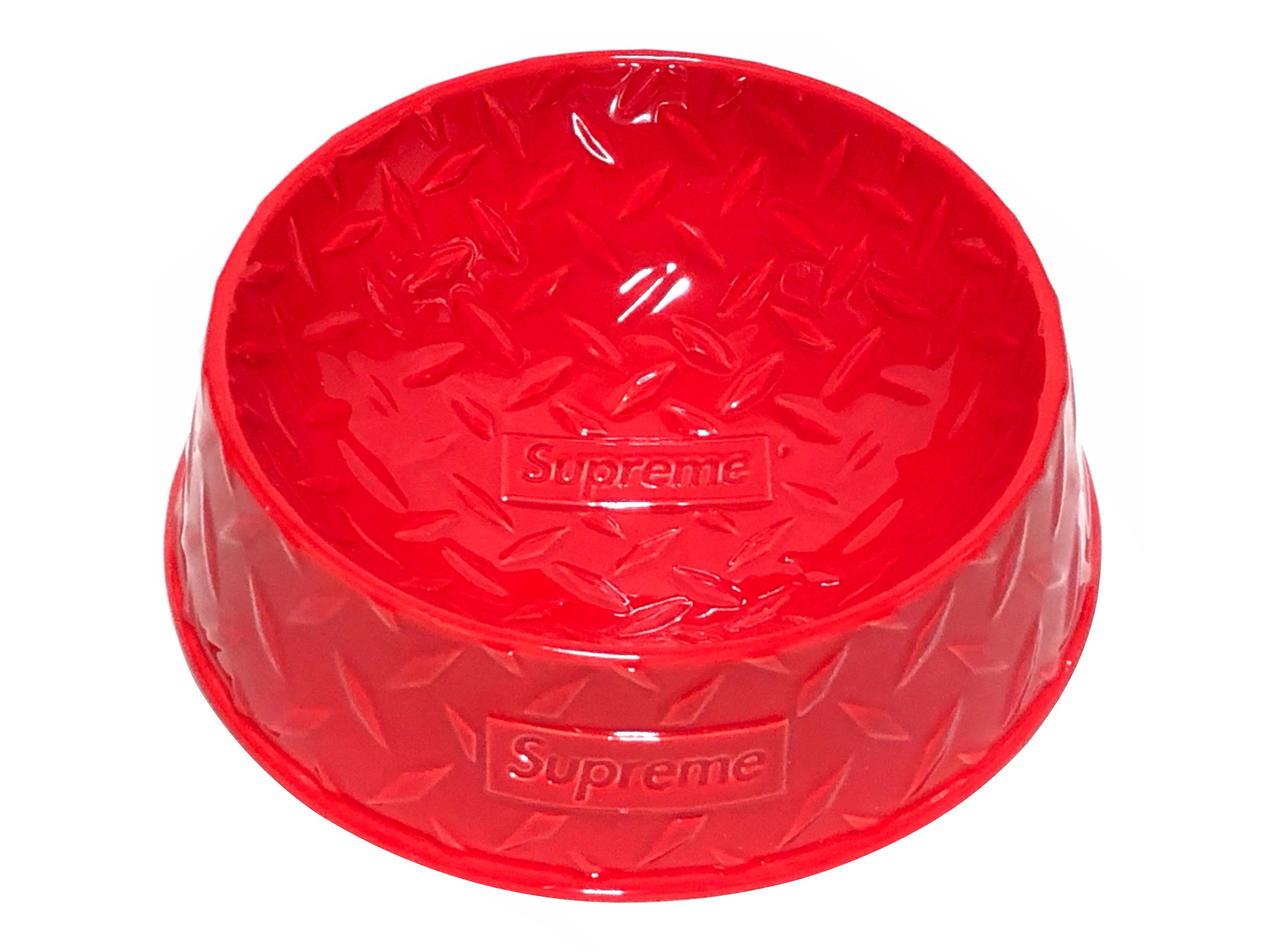 【楽天市場】SUPREME シュプリーム 23SS 新品 赤 Diamond Plate Dog Bowl RED ダイヤモンド プレート ドッグ ボウル インテリア：ONLY ONE STYLE