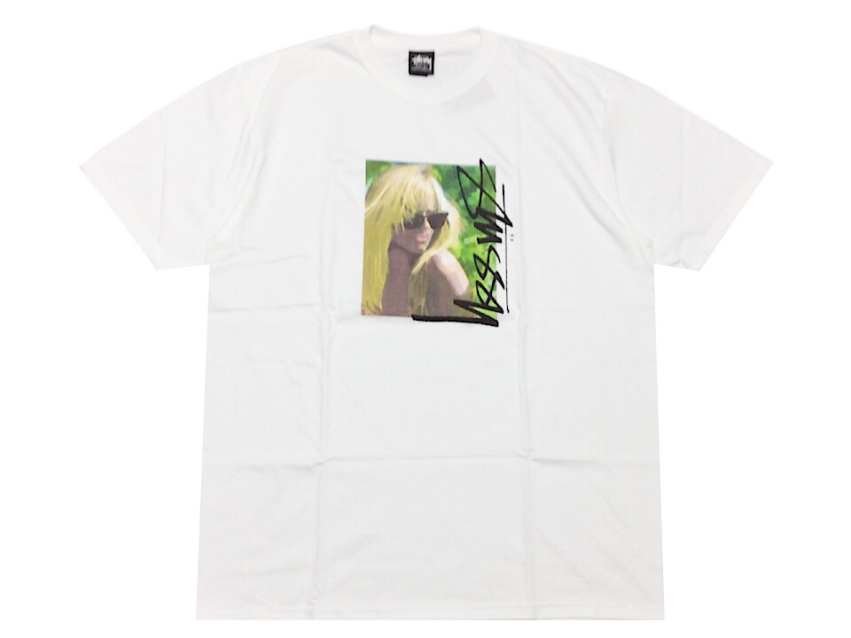 STUSSY ステューシー プルオーバー 2025SS 新品 白 ローラ プルオーバー 白いこと Stussy Laura Tee WHITE 写真絵T