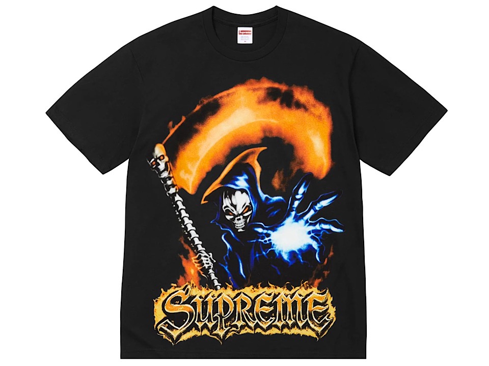 SUPREME シュプリーム Tシャツ トップス 26SS 新品 黒 Supreme Grim Reaper Tee BLACK シュプリーム グリムリーパー Tシャツ ブラック グラフィック 死神|ONLY ONE STYLE
