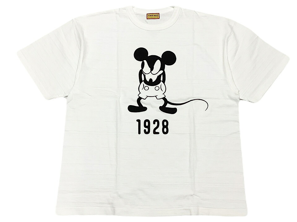 HUMAN MADE x Mickey Mouse GRAPHIC T-SHIRT #2 1928 京都限定 26SS 新品 白 ヒューマンメイド ストア 限定 ミッキー マウス グラフィック Tシャツ 1928 ディズニー ホワイト WHITE NIGO|ONLY ONE STYLE