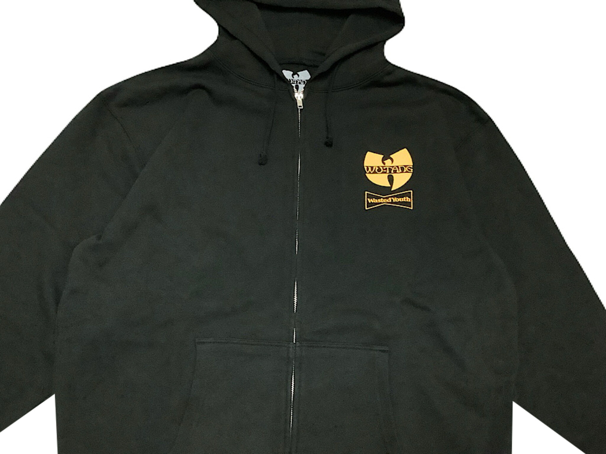 VERDY x Wu-Tang Clan WASTED YOUTH ZIP HOODIE バス発着場押さえる 共同研究 2026SS 新品 黒 ヴェルディ x ウータンクラン ジップ フーディー パーカー 黒いこと WASTED YOUTH ウェイステッド 青少年 グラヒィック BLACK ベルディ Verdy チューリップ