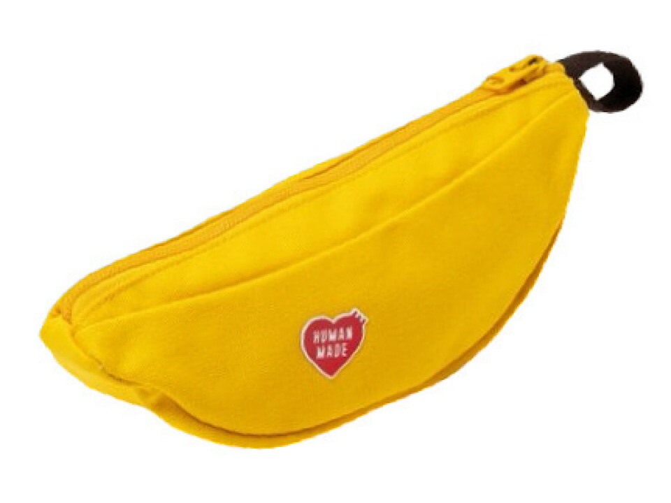 HUMAN MADE ヒューマンお手伝いさん 26SS 新品 黄 BANANA POUCH バナナの木 合財袋 黄色 キーホルダー 惹き付ける YELLOW NIGO
