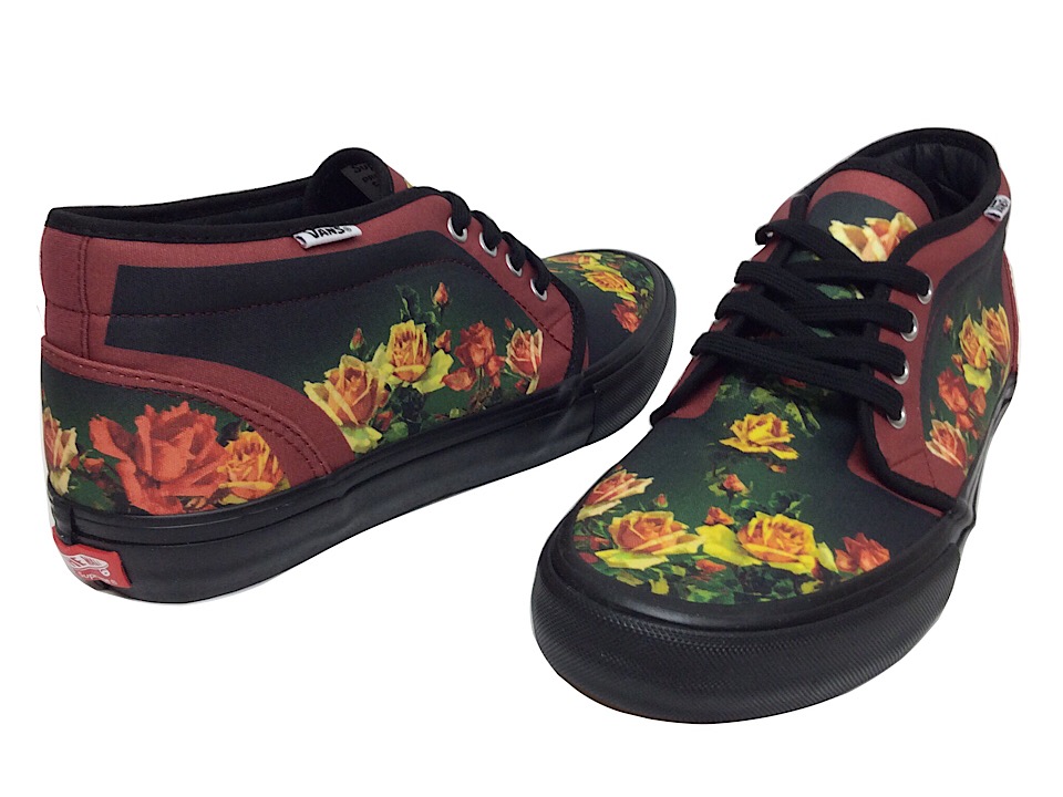シュプリームバンズエラ　ゴルチェコラボ VANS Supreme バンズ シュプリーム ジャンポールゴルチエ 花柄
