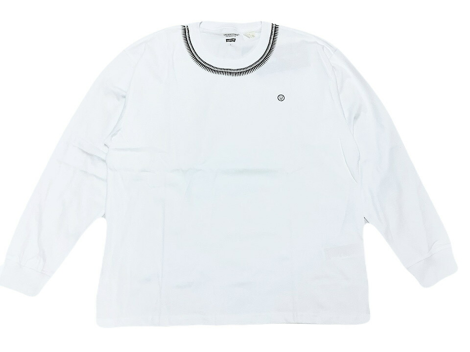 UNDERCOVER アンダー覆いかぶせる リーヴァイズジーンズ 共同研究 ロンT 新品 白 LEVI\u0027S x UNDERCOVER Long Sleeve Tee WHITE リーヴァイズジーンズ x アンダー覆いかぶせる ロング 捩り プルオーバー 白いこと カットソー 蜿々たる