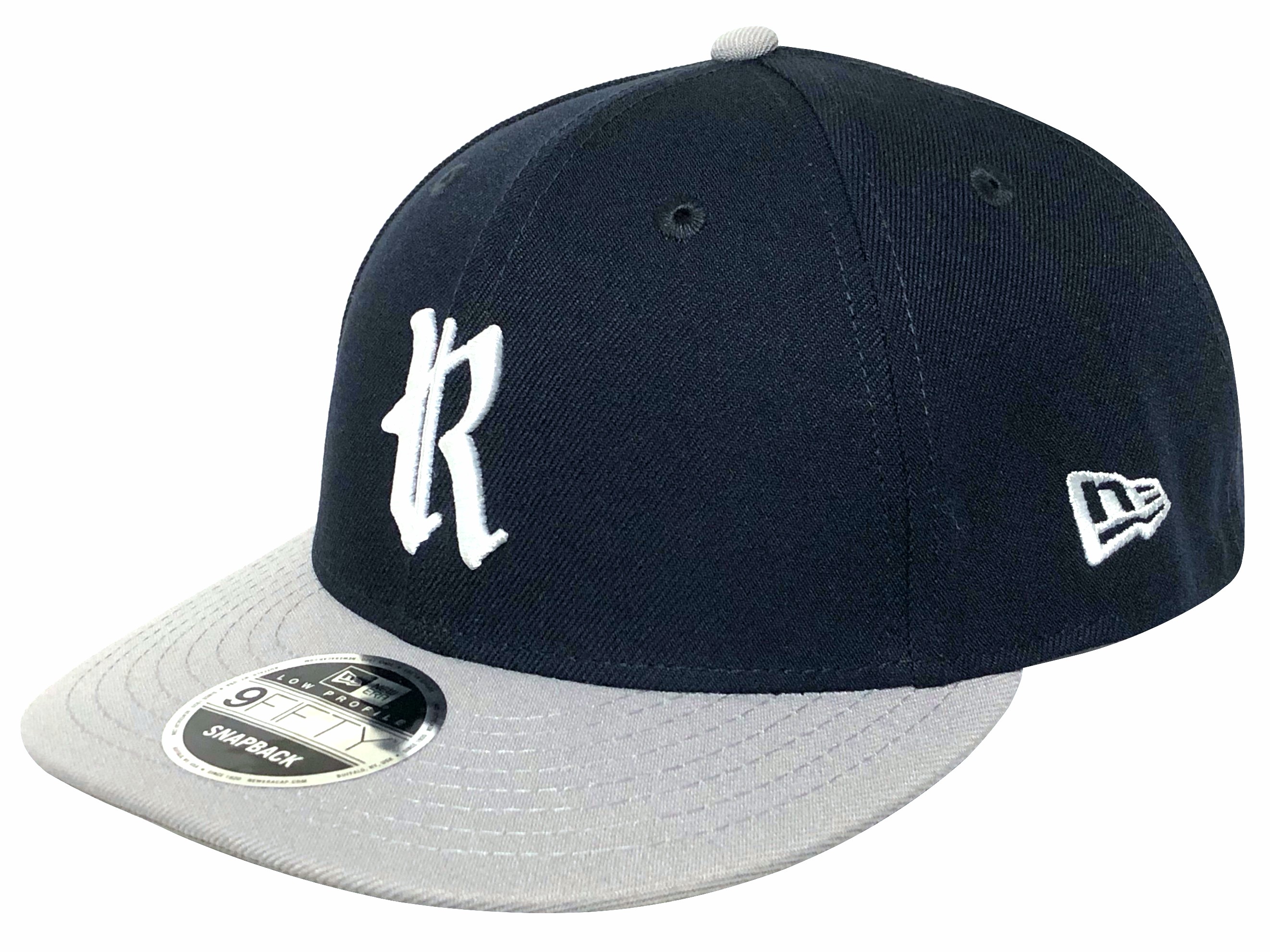 Ron Herman × NEW ERA R Logo 9FIFTY CAP RHC ロンハーマン x ニューエラ コラボ キャップ 25AW 新品 紺灰 ベースボール キャップ 9フィフティ ネイビー x グレー NAVY/GREY 刺繍 ロゴ 2トーン 25FW|ONLY ONE STYLE