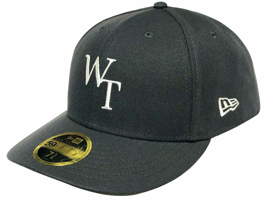 WTAPS ダブルタップス  ニュー内鰓 二人三脚 26SS 新品 暗灰色 旗がしら WTAPS 59FIFTY LOW PROFILE /CAP / POLY. TWILL. NEWERA CHARCOAL