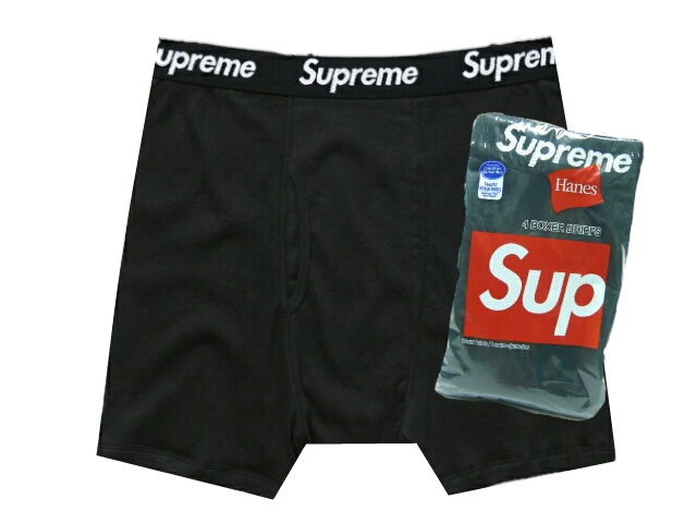 ONLY ONE STYLE: All SUPREME Supreme ☆ Brand New Black Boxer