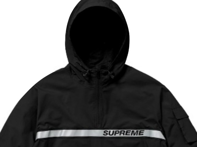 supreme pullover black